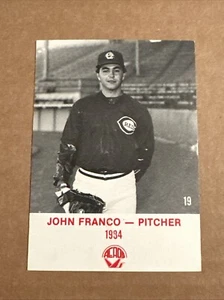 1984 Rock’s Dugout Wichita Aeros John Franco Minor League Baseball Card RARE - Picture 1 of 2