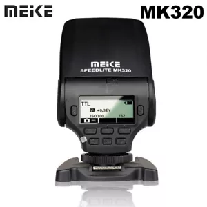 MEIKE MK320 TTL HSS Flash SpeedLite For Canon Nikon Sony Fuji Panasonic Olympus - Picture 1 of 18