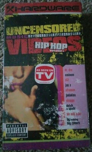 Hardware Hip Hop Videos Uncensored - Vol. 1 (VHS) Very Rare, Rap Compilation - Picture 1 of 3