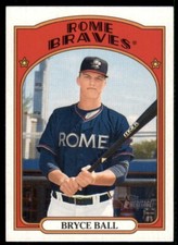 2021 Heritage Minors Base #133 Bryce Ball - Rome Braves
