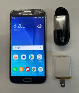 Samsung Galaxy S6 G920V BLUE 32GB Unlocked Android fair condition, Complete - Picture 1 of 3