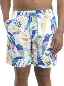 Nautica Swim Trunks Board Shorts Mens XL Bathing Suit Sail Boat Lining Quick Dry - Picture 1 of 11