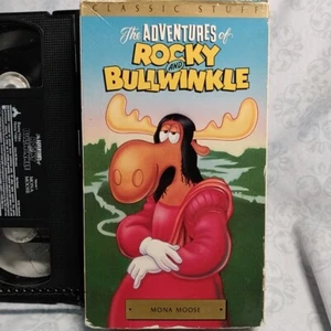 The Adventures Of Rocky and Bullwinkle VHS Mona Moose Volume 1 - Imagen 1 de 3