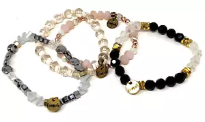 Erimish Bracelets Beaded Stretch - Lot of 4 - Picture 1 of 13