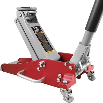 BIG RED Torin Hydraulic Steel Racing Floor Jack Dual Pump, 1.5 Ton - Image 1 of 4