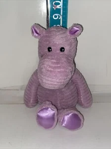 Warmies 14" Hippo Cozy Chanelle Plush Heatable Lavender Scented Stuffed Animal - Picture 1 of 7