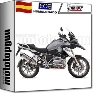 MIVV TUBO DE ESCAPE HOMOLOGADO CAT-OEM SPEED EDGE ACERO C BMW R 1200 GS 2014 14 - Imagen 1 de 4