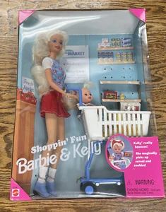 *NEW* *Vintage* 1995 Shoppin" Fun BARBIE & Kelly Supermarket Playset - Picture 1 of 4