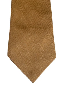 Boots Fashion tie vintage 1950s 1960s British tie beige with geometric pattern - Picture 1 of 3