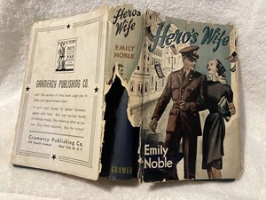Hero's Wife 1943 Emily Noble 1st Edition Hard Cover - Picture 1 of 6