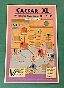 Caesar XL : The Roman Civil War 50-44 BC | VPG {PUNCHED_100% COMPLETE} OOP RARE - Picture 1 of 2