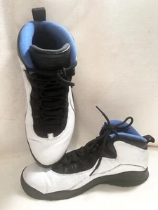 HERREN GRÖSSE 11,5 Air Jordan 10 Retro 2018 Orlando weiß blau schwarz Turnschuhe - Bild 1 von 9