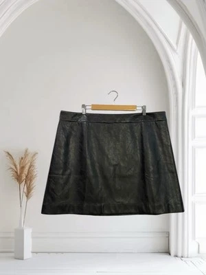 J Crew Women’s Faux Leather Skirt Size 20 Vegan Fall Holiday Chic $98 - Image 1 of 4