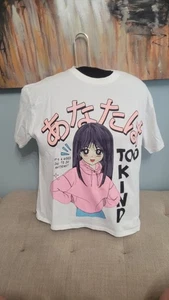 Zara Kids Anime Crop T-shirt Size 11-12 Years - Picture 1 of 3