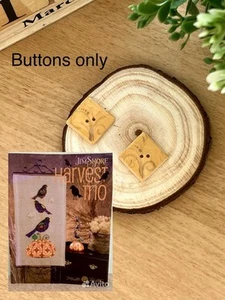 Mill Hill ceramic buttons set Jim Shore "Harvest Trio" - Picture 1 of 1