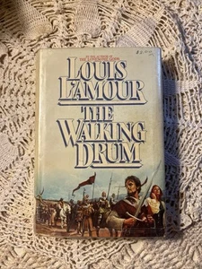 Louis L 'Amour The Walking Drum Copyright 1984 Hardcover With Dust Cover - Imagen 1 de 7