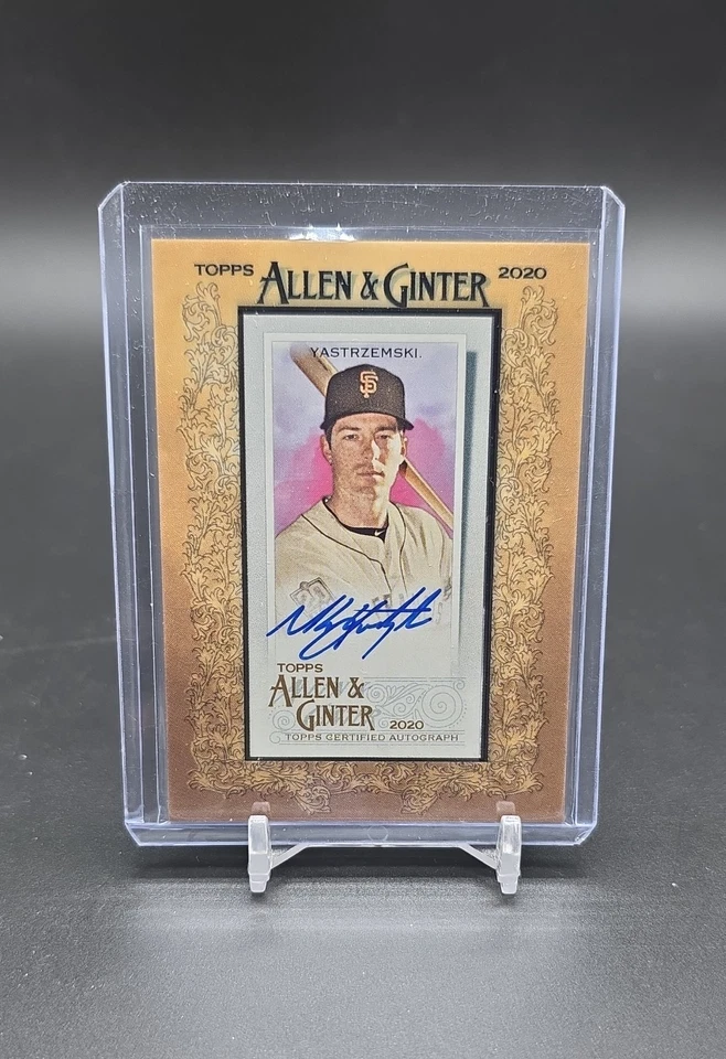 2020 Topps Allen & Ginter's - Mini Baseball Autographs Mike Yastrzemski... - Image 1 of 1