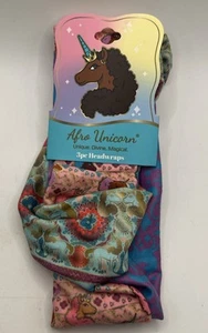 Afro Einhorn 3 Stück Headwraps Stylisch & Vielseitig Haarstyling Rosa Lila Blau - Bild 1 von 2