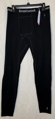 Smartwool Men’s Classic Thermal Merino 250 Wool Base Layer Bottoms Black Large L