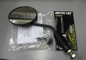 OEM Arctic Cat ATV LH Single Mirror & Mount 04-17 350-1000 1436-702 1436-700 - Picture 1 of 2