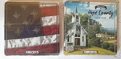 Far Cry 5---Untersetzer/Bierdeckel/Coasters---2er Set---TOP---Rar! - Bild 1 von 3