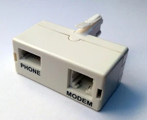 PACK OF 9 PCS M-ADSL-FILTER-Y Microfilter and Splitter for ADSL Lines £1.75 EACH - Picture 1 of 3