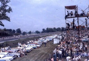 Indy Race Cars 500 Mile Race Vintage 1959 Original 35mm Photo Slide - Picture 1 of 2