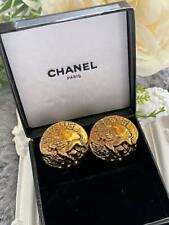 2.3 Chanel Vintage Earrings with Super Rare Engraving! Chanel earrings new