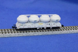 Minitrix 18291-05 PKP Silowagen Uacs"Cemet"in grau/NEU - Bild 1 von 3