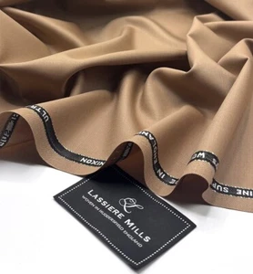 Beige Super 150er Wollstoff Anzug Jacken Thobes Dishdasha 3,50m x 1,50m - Bild 1 von 5