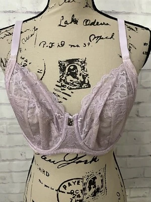 Sujetador Natori Talla 38D Declaración Ajuste Completo Púrpura Encaje Sin Forro Con Aros 746211 Foto 1 de 4
