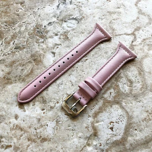 Pink Slim Leather Band Strap for Garmin Venu 4 45mm 3 2 Forerunner 265 255 -B22 - Picture 1 of 5