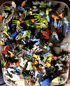 LEGO BIONICLE 2 LBS 9 oz  RANDOM Parts Pieces Skeleton Weapons Masks ETC