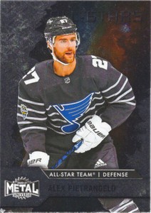 Alex Pietrangelo 2020-21 Skybox Metal Universe Hockey All Stars Card #174 Blues