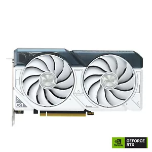 ASUS GeForce RTX 4060 DUAL OC 8GB GDDR6 Ada Lovelace Grafikkarte - Weiß - Bild 1 von 6