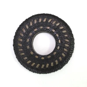 KUROZAN LEDER GENÄHT TSUBA FÜR SHINAI - Verkauf in EINEM STÜCK japanische Kendo Kendos - Bild 1 von 2