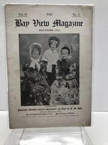 THE BAY VIEW MAGAZINE VOL 15 NO 2 November 1913 Rare - Picture 1 of 6