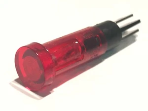 GOOD QUALITY 240V 9MM PUSH FIT MAINS NEON RED WITH SPADES 10 PIECES ac1f13 - Picture 1 of 3