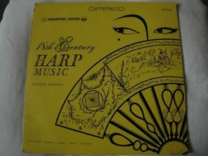 NICANOR ZABALETA 18TH CENTURY HARP MUSIC VINYL LP COUNTERPOINT ESOTERIC RECORDS - Picture 1 of 4