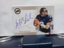 Matt Schaub 2004 press pass Autograph rookie card UVA CAVALIERS