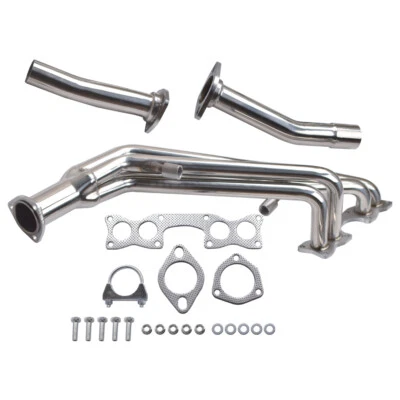 Cabezal de escape para camioneta Nissan D21 1990-1995 carrocería dura 2,4 L 4x4 4x4 Foto 1 de 4