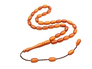 Darkening German Fiber Prayer Beads Capsule, Alman Tesbih Small Tasbih Subha 302 - Picture 1 of 11