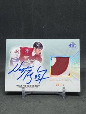 2011-12 SP Authentic Limited Patches #57 Wayne Gretzky AU/10 All-star 1998 Auto