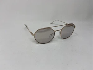 CALVIN KLEIN CK18116s 717 52/19/140 GOLD CLEAR MIRROR LENS TOPBAR ROUND !O68 - Picture 1 of 7