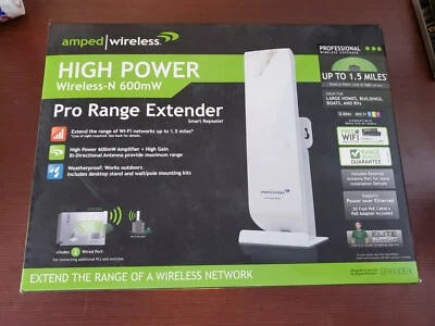 Amped High Power WirelessN 600mW Pro Smart Repeater - Image 1 of 4