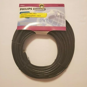 Philips Digital Koaxialkabel Satellit A/V CD DVD Video Komponenten 50 Fuß RG59 F - Bild 1 von 4