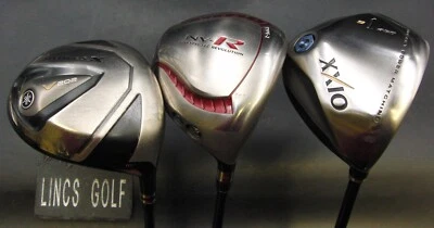 Set of 3 x Drivers Srixon XXIO, MacGregor NV-R Yamaha inpres X V202 Stiff Shafts - Image 1 of 4