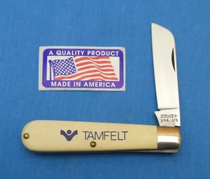 Shrade USA made {175} Open Stock Grafting Knife/Plain Edge/Sheepfoot Blade - Picture 1 of 10