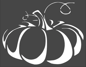 1- 7x9 inch Custom Cut Stencil, (TG-29) Pumpkin - Picture 1 of 1