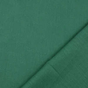 Amazon Green 100% Washed Linen Fabric Curtain Cushion Breathable Dress Material - Picture 1 of 3
